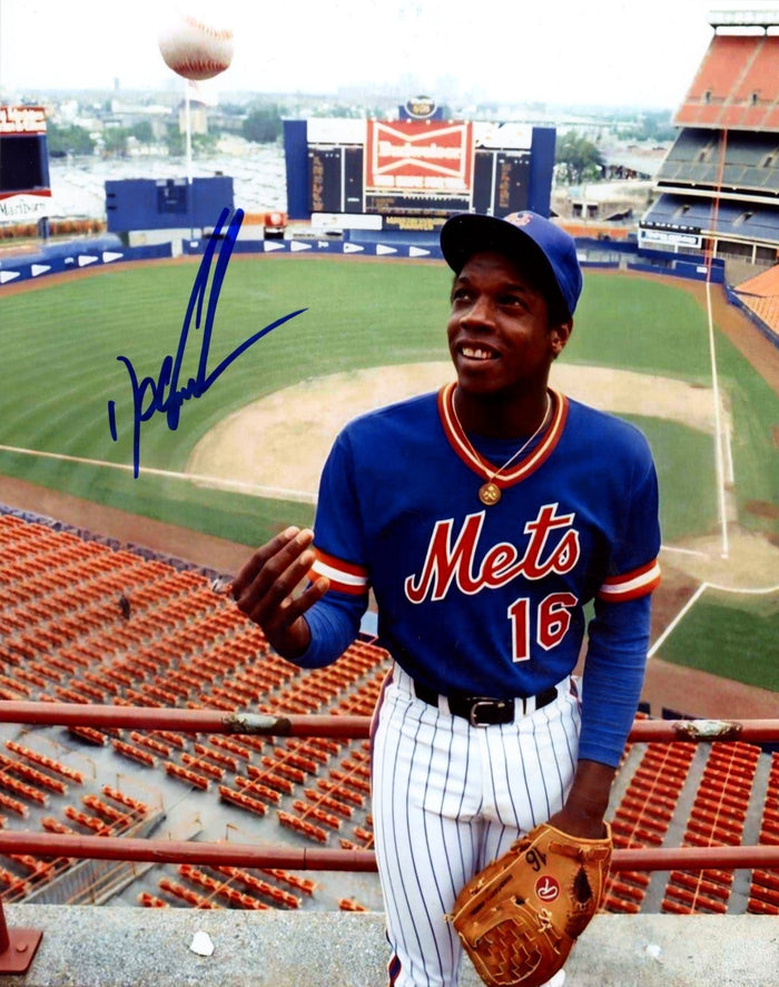Doc Gooden Signed New York Mets 8x10 Photo LSCM Authenticated-Powers Sports Memorabilia