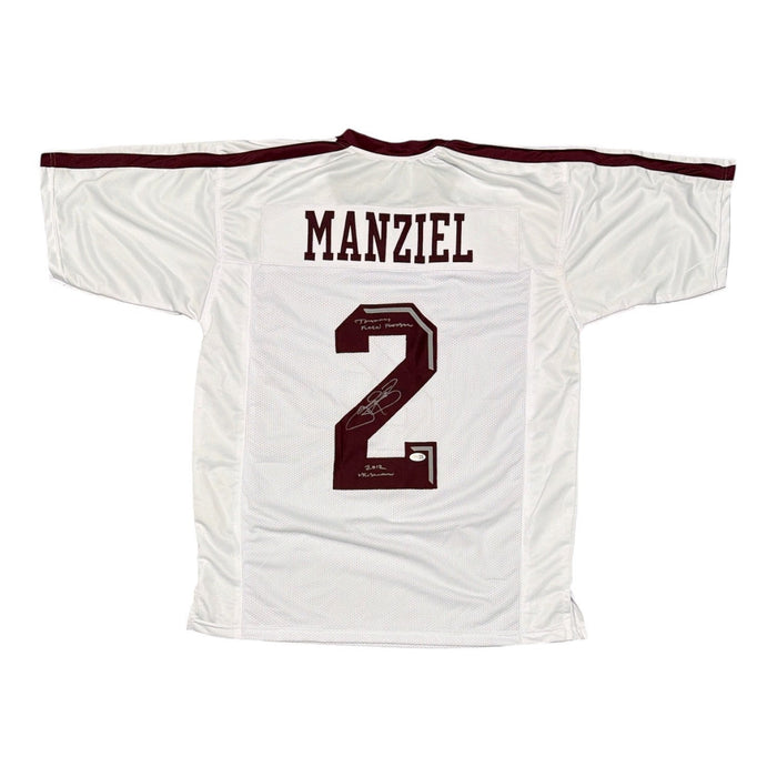 Johnny Manziel Signed Custom Jersey w/ Heisman + F**kin Insc JSA Witness Authenticated-Powers Sports Memorabilia