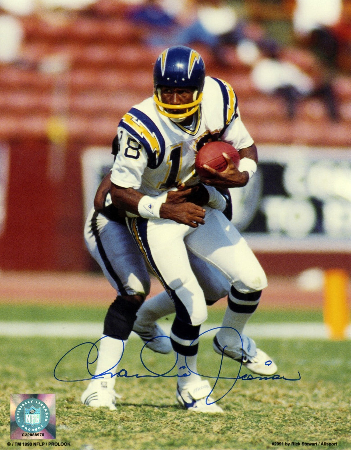 Charlie Joiner Signed Autographed San Diego Chargers 8x10 Photo LSCM COA #2-Powers Sports Memorabilia
