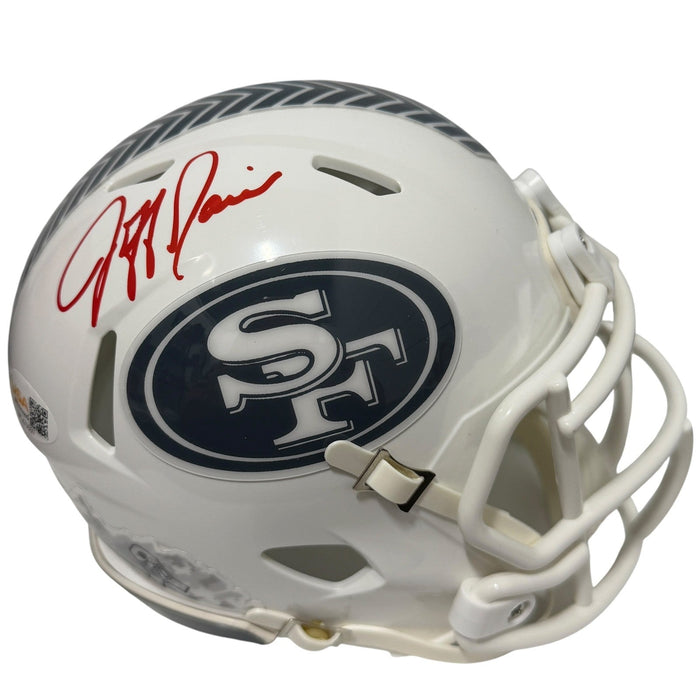 Jeff Garcia Signed San Francisco 49ers Salute 24 Mini Helmet JSA Witness Authenticated-Powers Sports Memorabilia