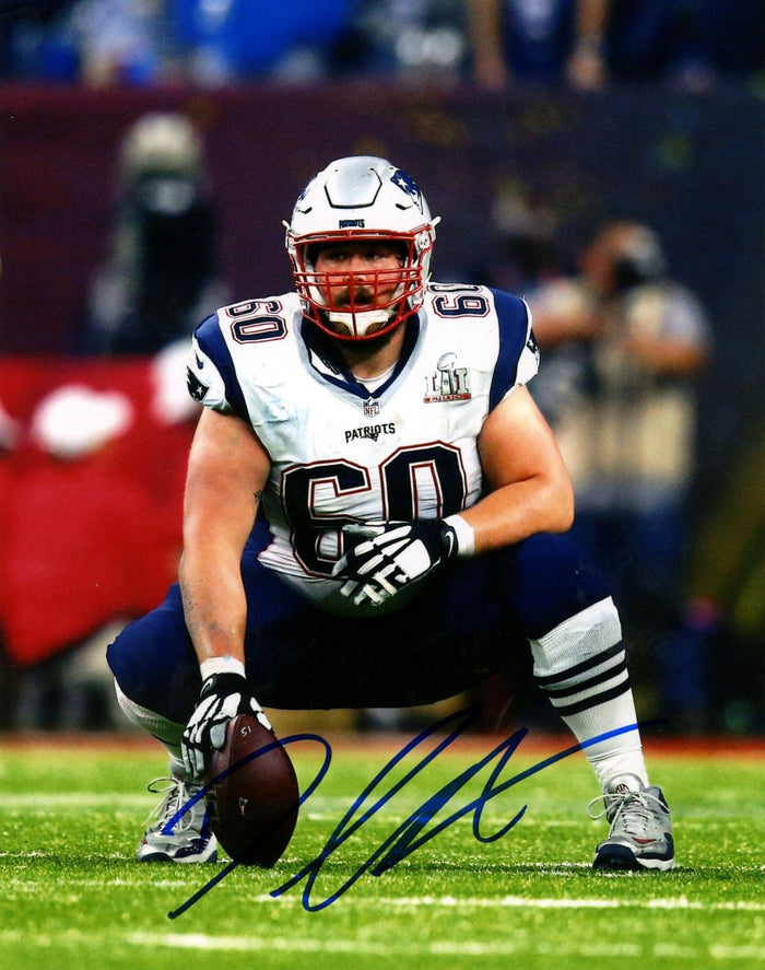 David Andrews Signed New England Patriots 8x10 LSCM Authenticated-Powers Sports Memorabilia