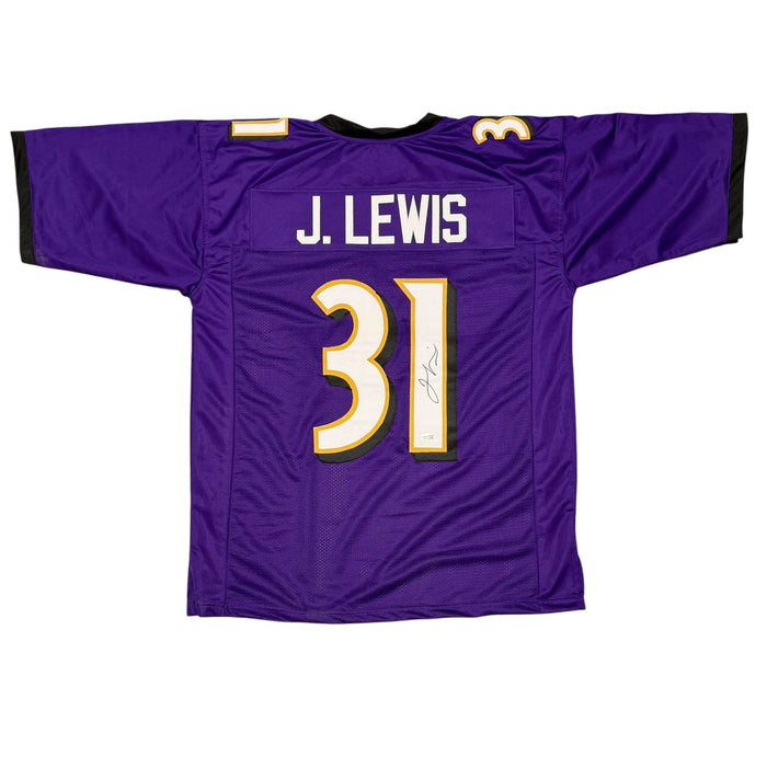 Jamal Lewis Signed Custom Jersey JSA Witness Authenticated-Powers Sports Memorabilia