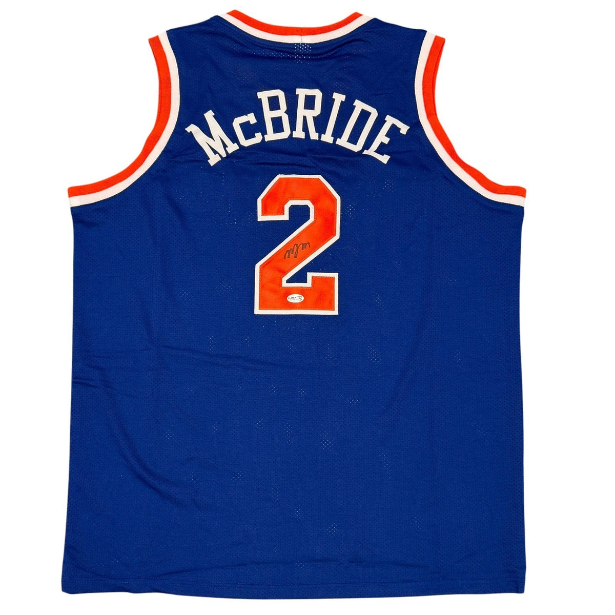 Miles McBride Signed Custom Jersey JSA Authenticated-Powers Sports Memorabilia