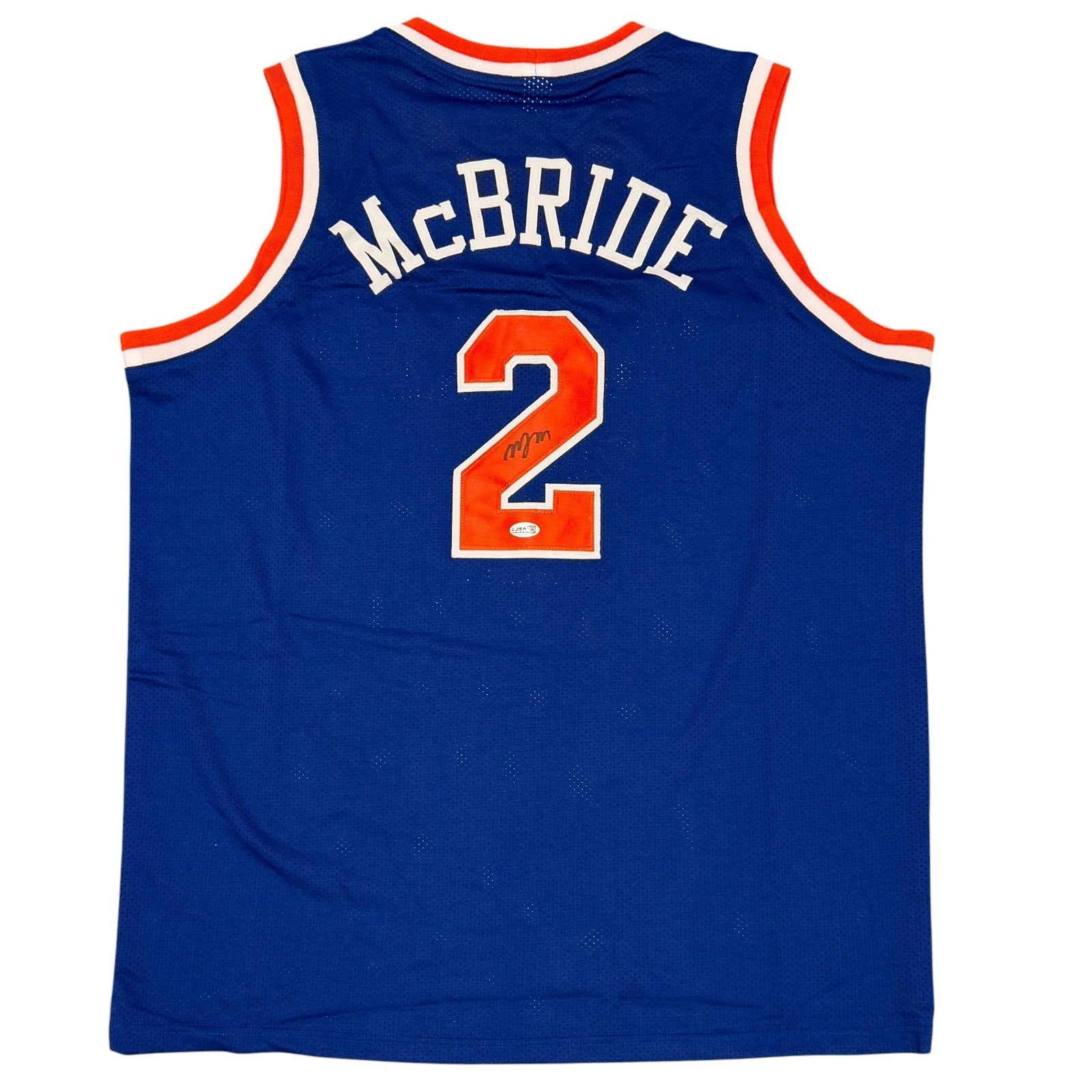 Miles McBride Signed Custom Jersey JSA Authenticated-Powers Sports Memorabilia