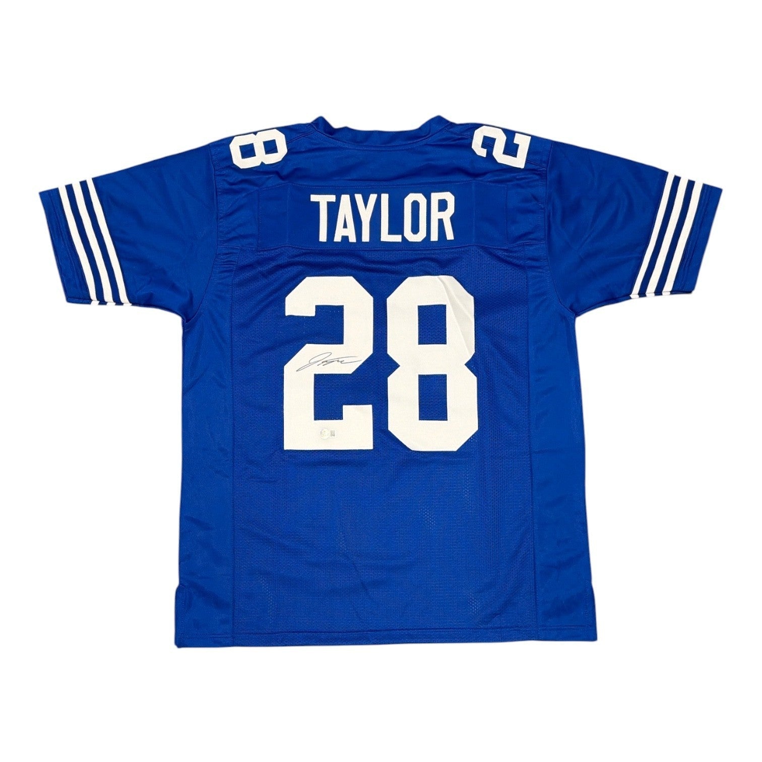 Jonathan Taylor Signed Custom Jersey Beckett Witness Authenticated-Powers Sports Memorabilia