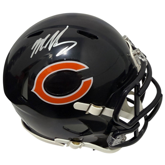 Mike Singletary Signed Chicago Bears Speed Mini Helmet JSA Witness Authenticated-Powers Sports Memorabilia