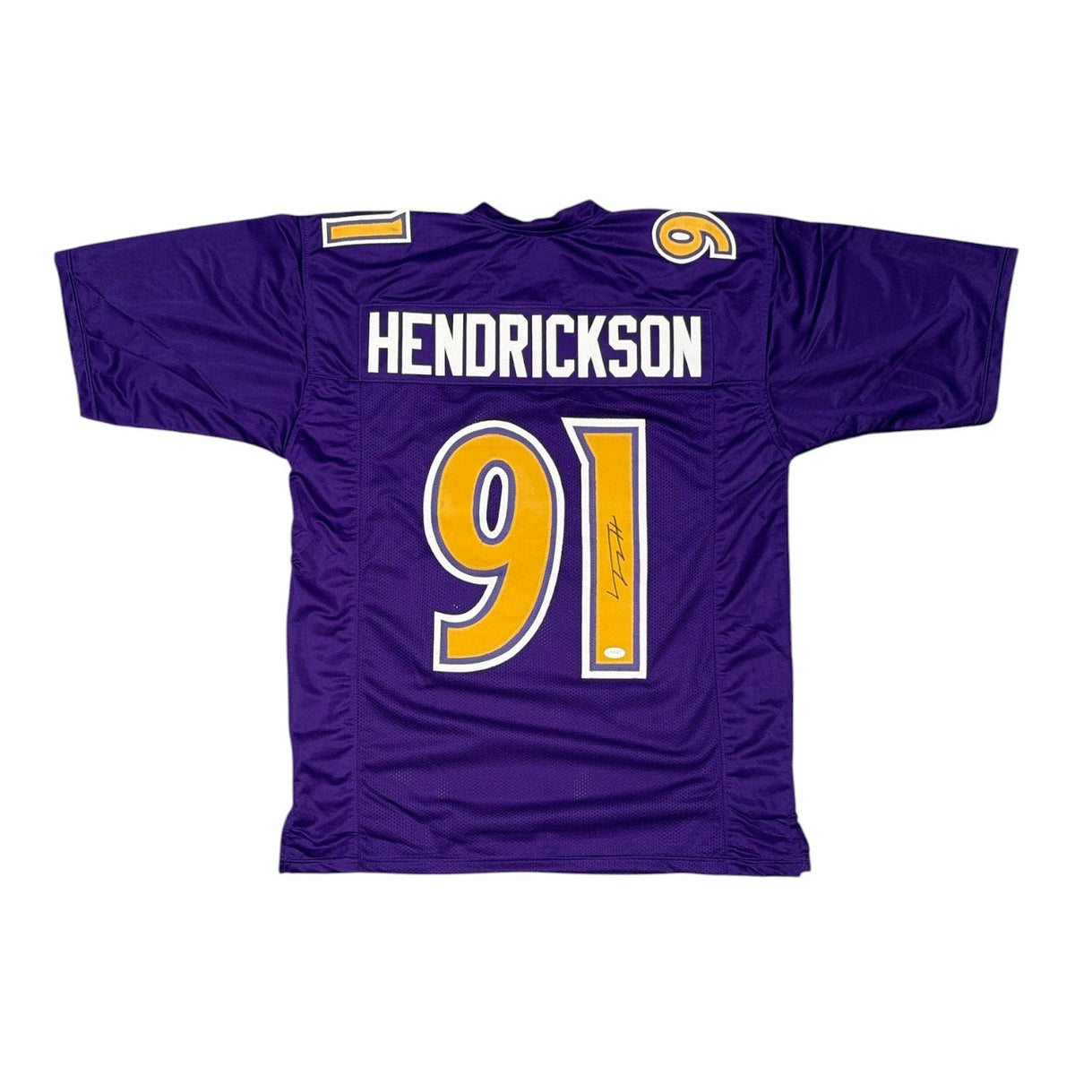 Trey Hendrickson Signed Custom Jersey JSA Witness Authenticated-Powers Sports Memorabilia