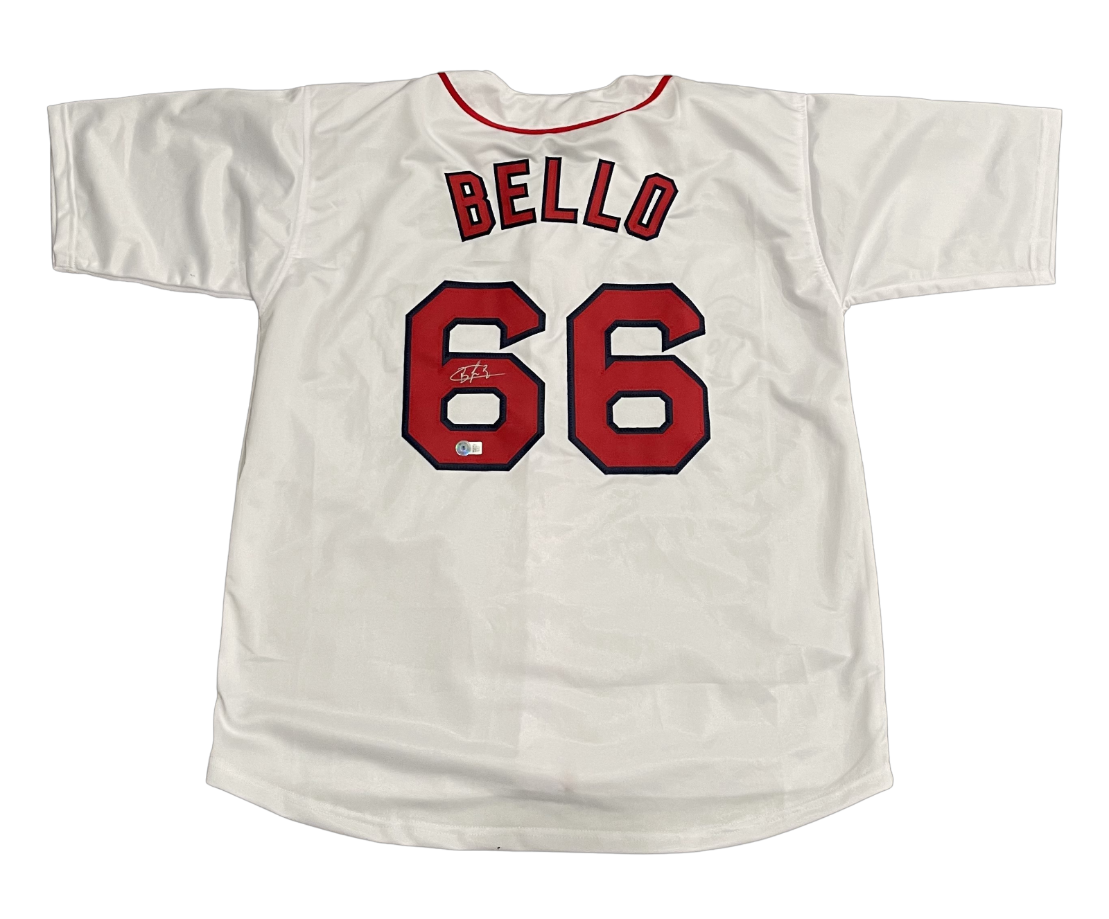 Brayan Bello Signed Custom Jersey Beckett Witness Authenticated - White Jersey-Powers Sports Memorabilia