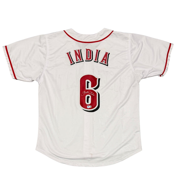 Jonathan India Signed Custom Jersey Beckett Witness Authenticated - White Jersey-Powers Sports Memorabilia