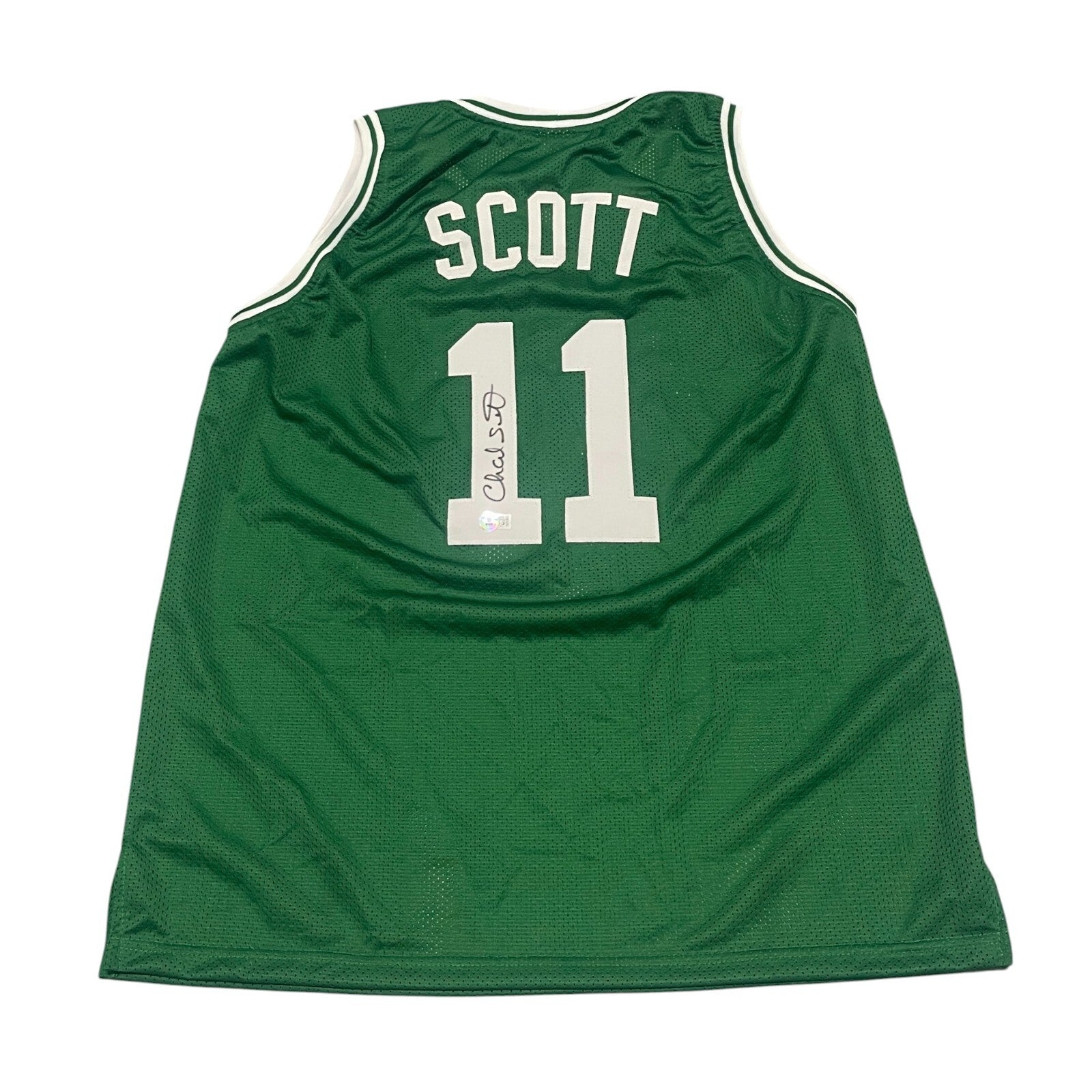 Charlie Scott Signed Custom Jersey Beckett Witness Authenticated-Powers Sports Memorabilia