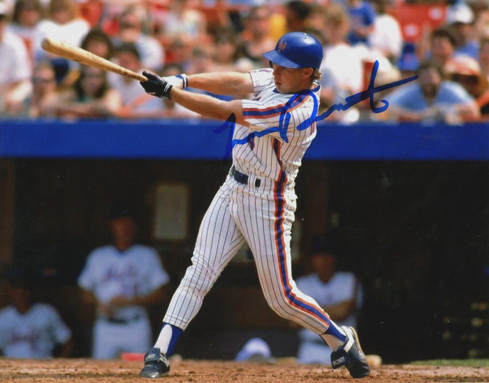 Lenny Dykstra Signed New York Mets 8x10 Photo LSCM Authenticated #1-Powers Sports Memorabilia