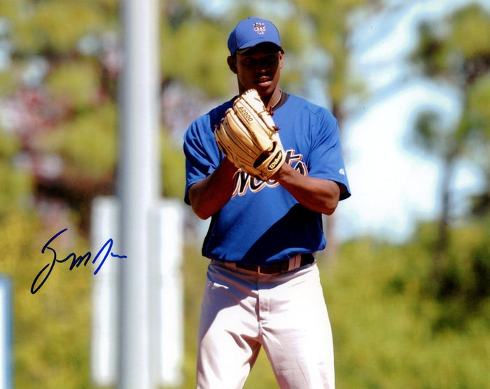 Jenrry Mejia Signed New York Mets 8x10 Photo LSCM Authenticated #2-Powers Sports Memorabilia