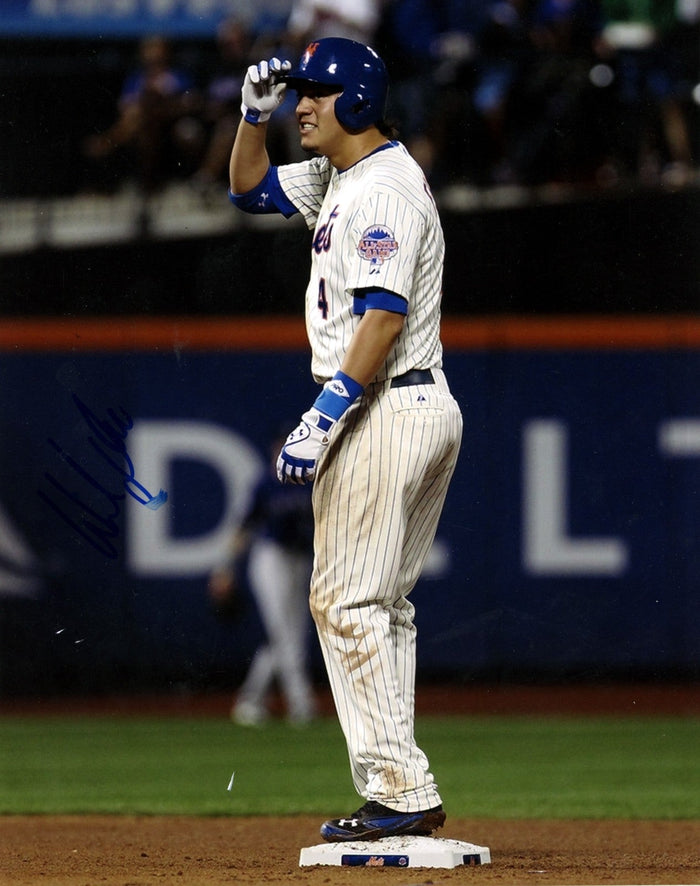 Wilmer Flores Signed New York Mets 8x10 Photo LSCM Authenticated-Powers Sports Memorabilia