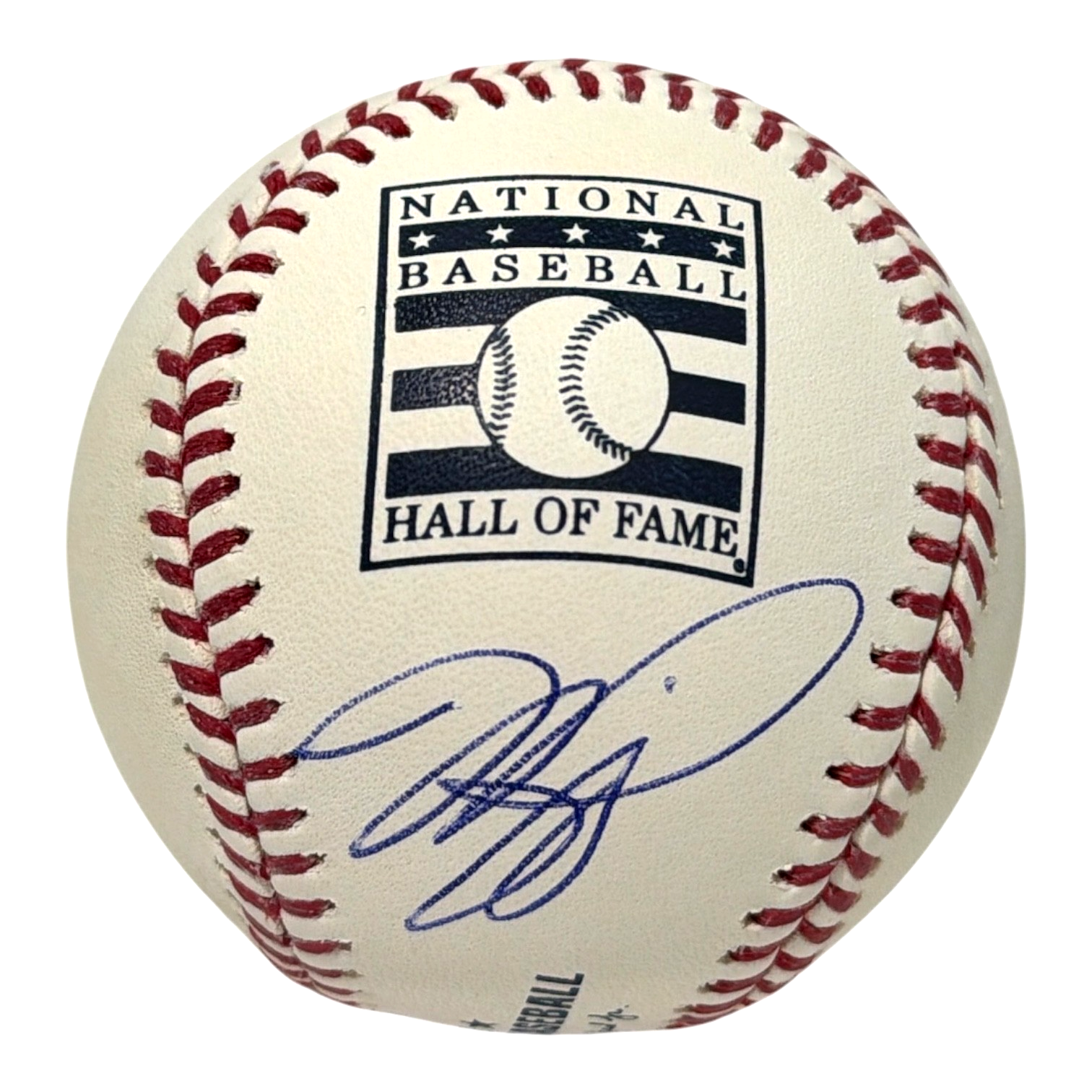 Mike Piazza Signed Hall of Fame HOF Logo Baseball JSA Authenticated NY Mets-Powers Sports Memorabilia