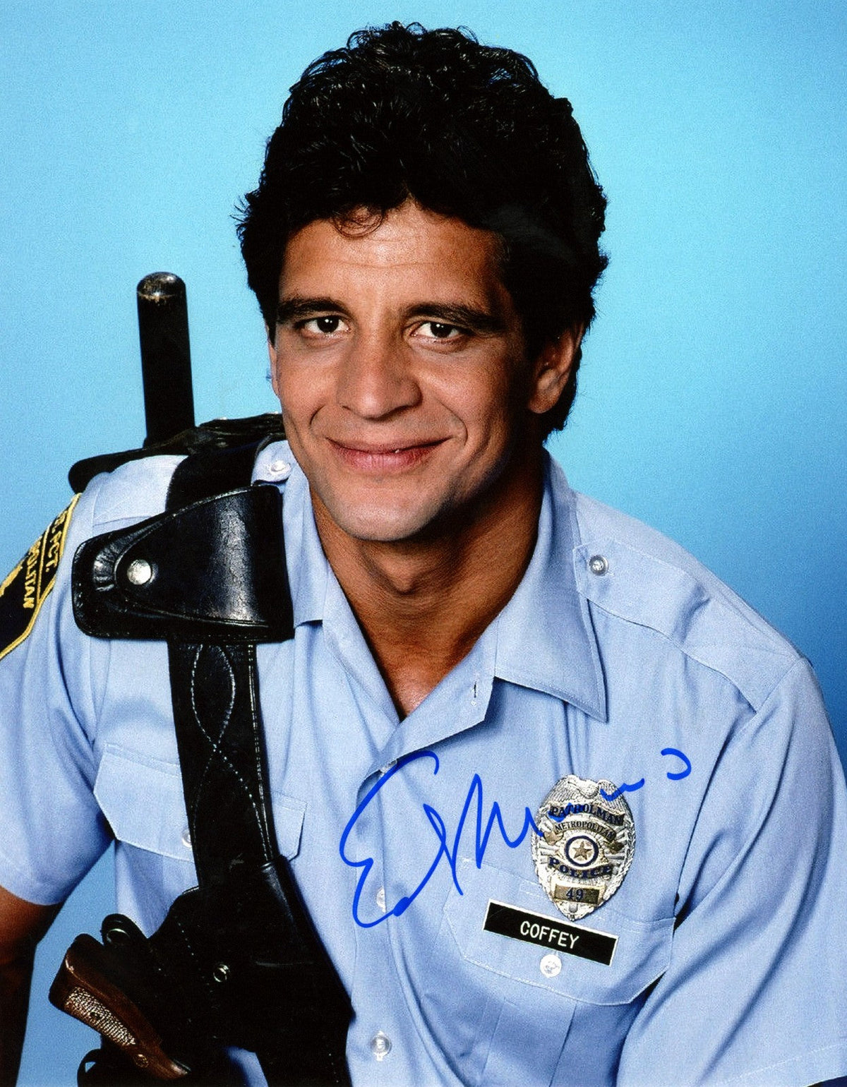 Ed Marinaro Signed Autographed Hill Street Blues 8x10 Photo LSCM COA-Powers Sports Memorabilia