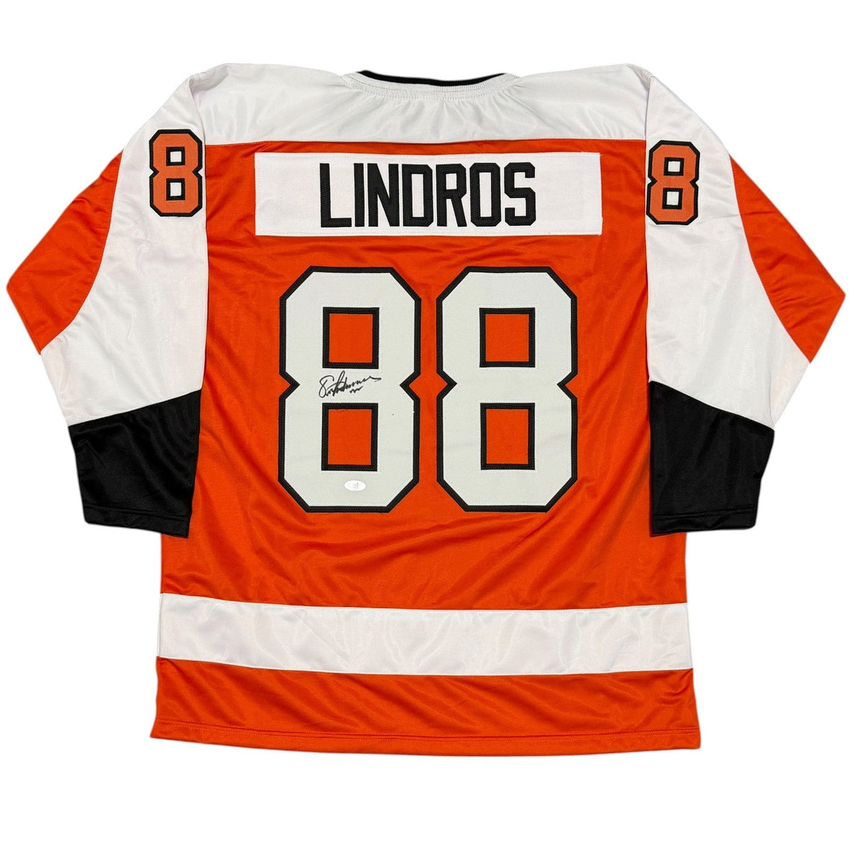 Eric Lindros Signed Philadelphia Flyers Custom Jersey JSA Witness COA-Powers Sports Memorabilia