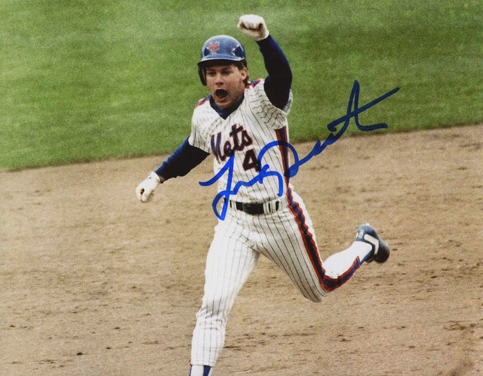 Lenny Dykstra Signed New York Mets 8x10 Photo LSCM Authenticated #2-Powers Sports Memorabilia