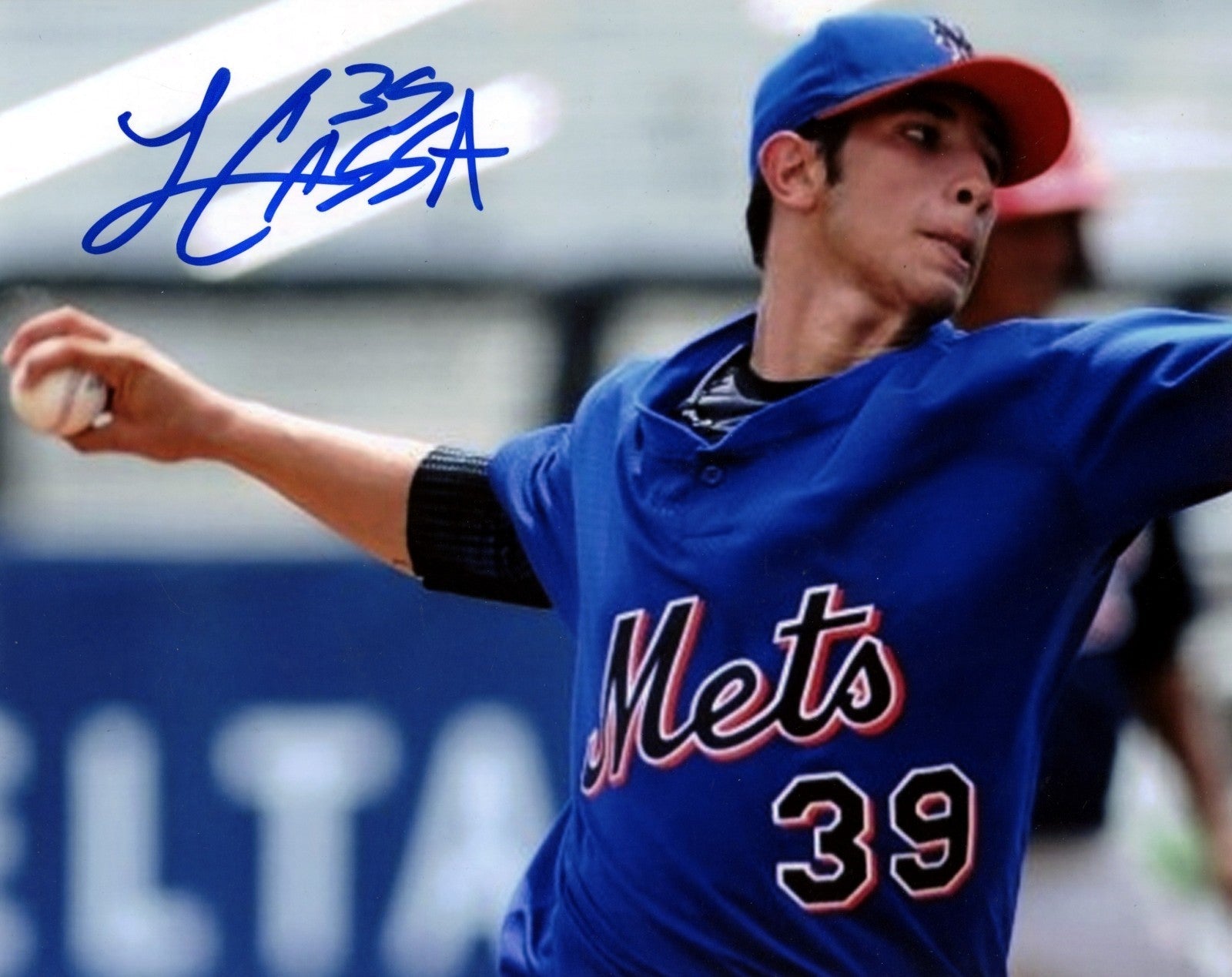 Luis Cessa Signed New York Mets 8x10 Photo LSCM Authenticated-Powers Sports Memorabilia