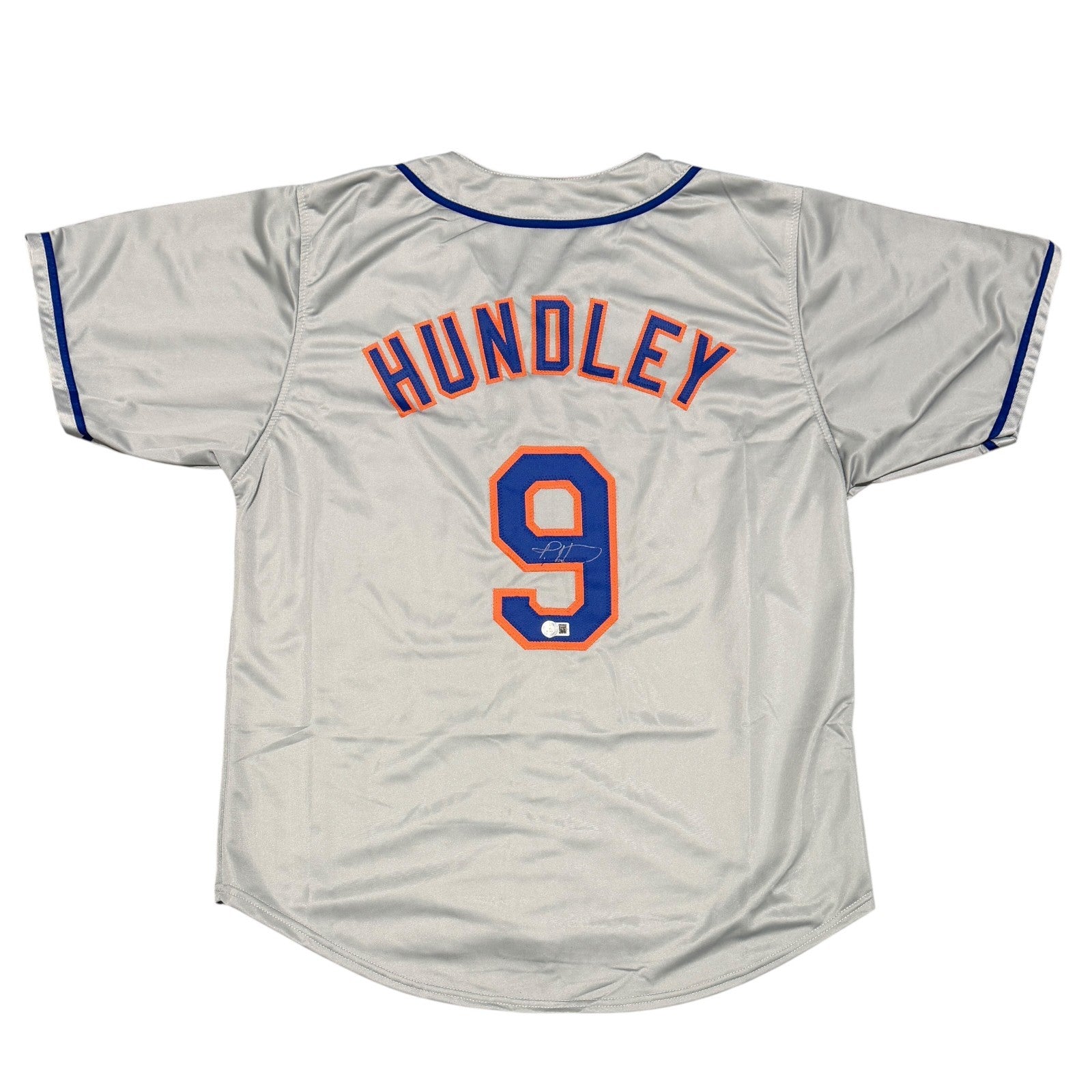 Todd Hundley Signed Custom Jersey Beckett Witness Authenticated-Powers Sports Memorabilia