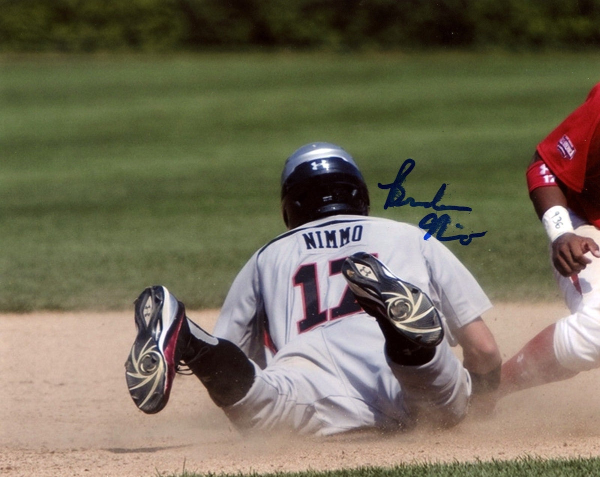 Brandon Nimmo Signed Post Six 8x10 Photo LSCM Authenticated #6-Powers Sports Memorabilia