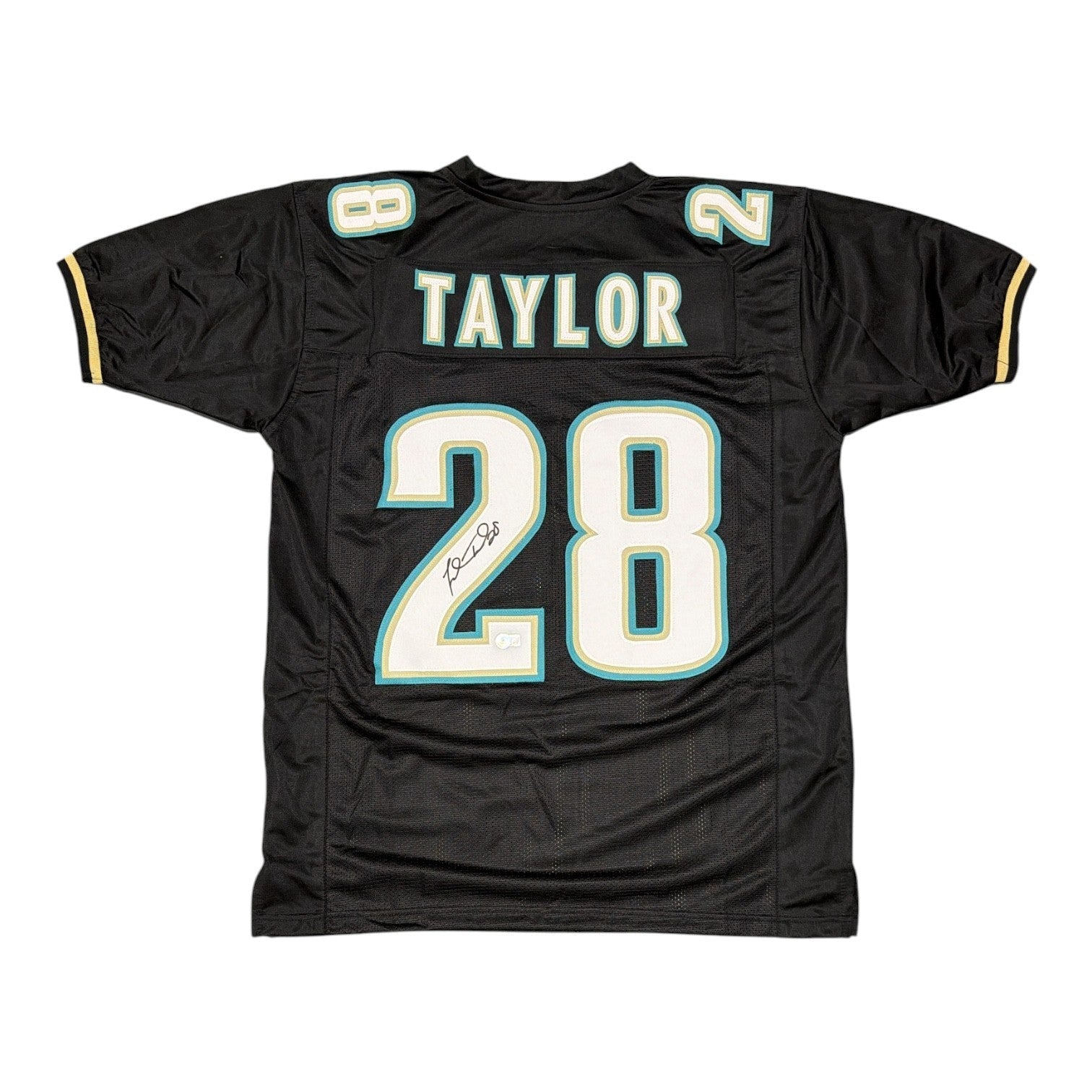 Fred Taylor Signed Custom Jersey Beckett Witness Authenticated-Powers Sports Memorabilia