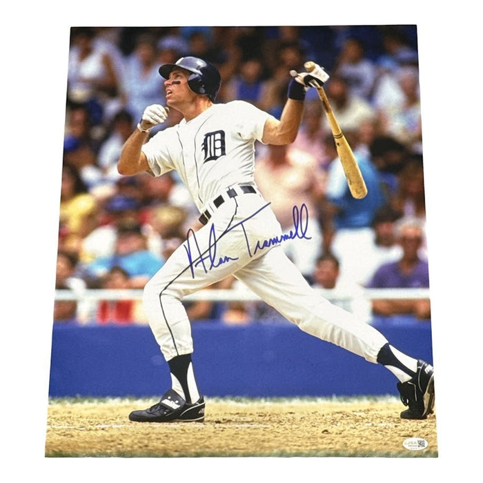Alan Trammell Signed 16x20 Photo JSA Witness Authenticated Detroit Tigers HOF-Powers Sports Memorabilia