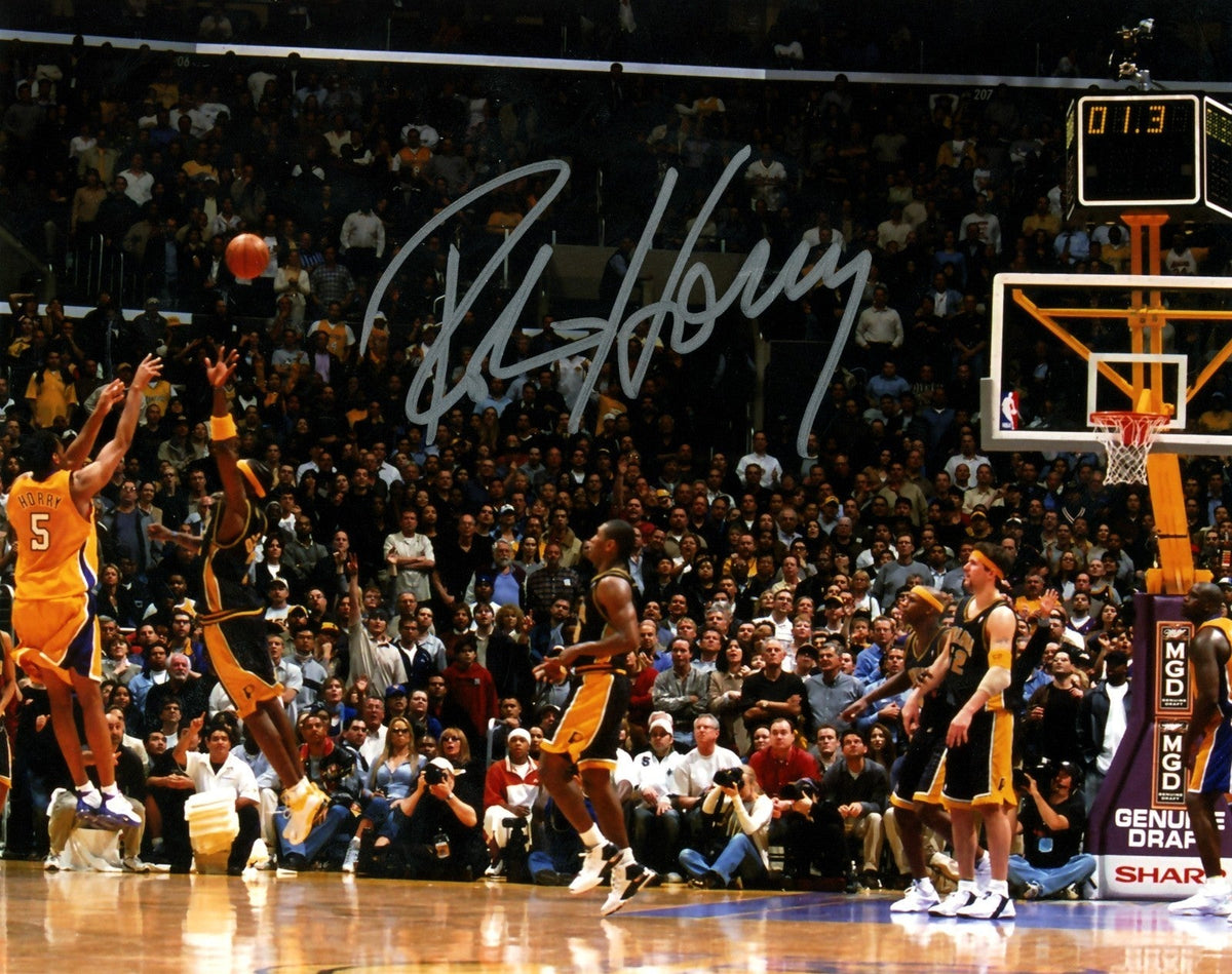Robert Horry Signed Los Angeles Lakers 8x10 Photo LSCM Authenticated #2-Powers Sports Memorabilia