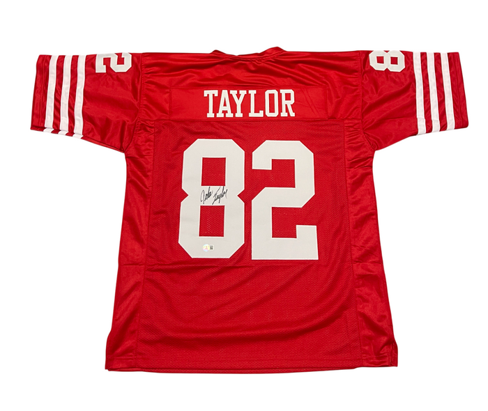 John Taylor Signed Custom Jersey Beckett Witness Authenticated-Powers Sports Memorabilia