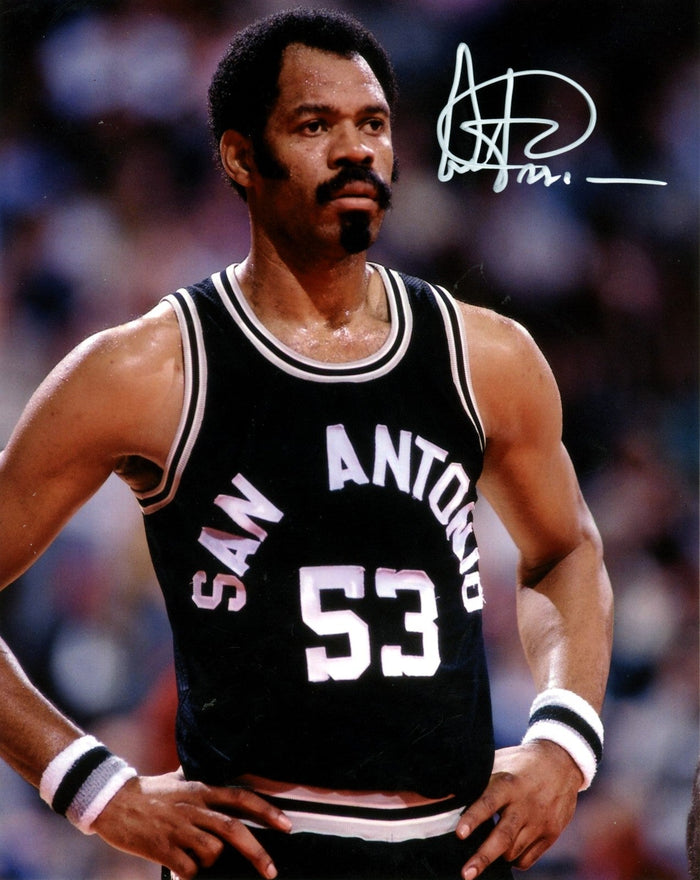 Artis Gilmore Signed San Antonio Spurs 8x10 Photo LSCM Authenticated-Powers Sports Memorabilia