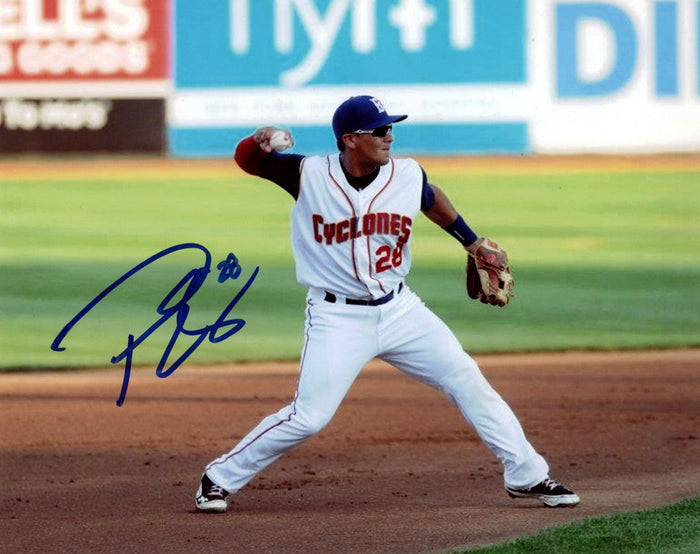 Phillip Evans Signed Brooklyn Cyclones 8x10 Photo LSCM Authenticated #1 Mets-Powers Sports Memorabilia