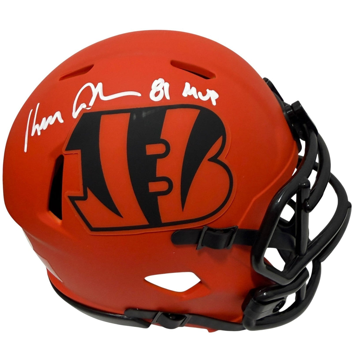 Ken Anderson Signed Cincinnati Bengals Rave Mini Helmet w 81 MVP JSA Witness COA-Powers Sports Memorabilia