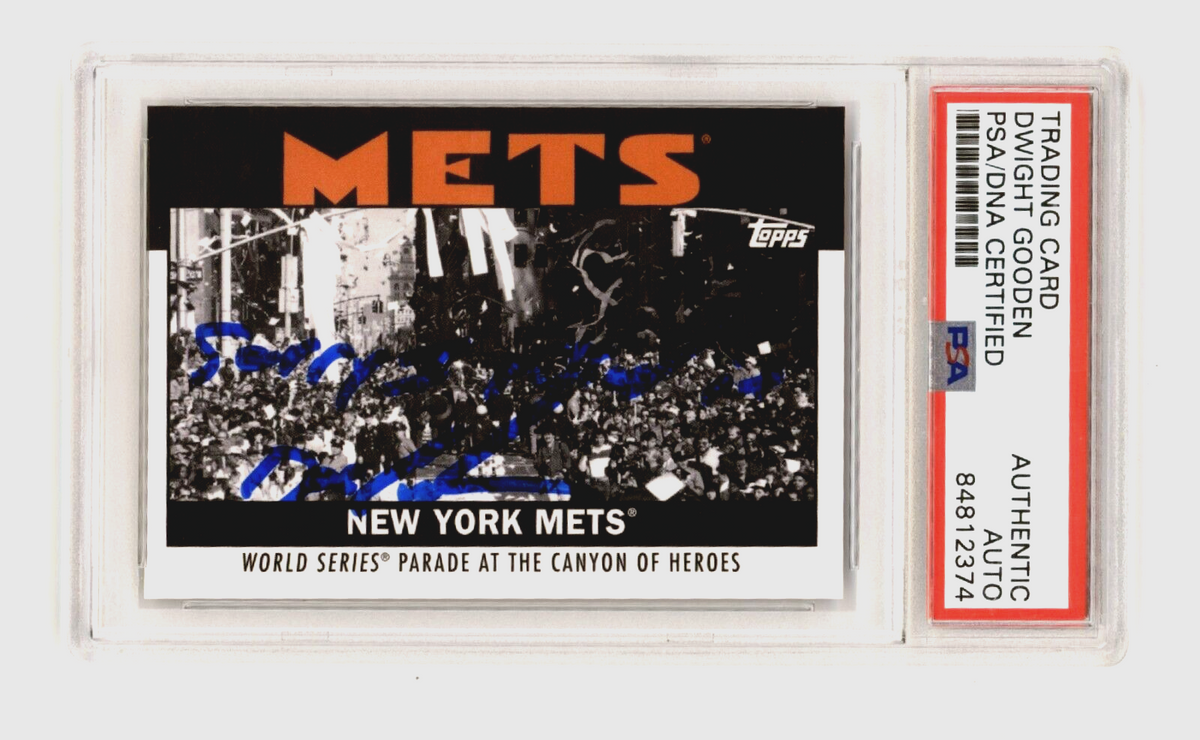 Dwight Doc Gooden 2021 Topps Once Upon a Time in Queens Sorry Missed It PSA Auto-Powers Sports Memorabilia