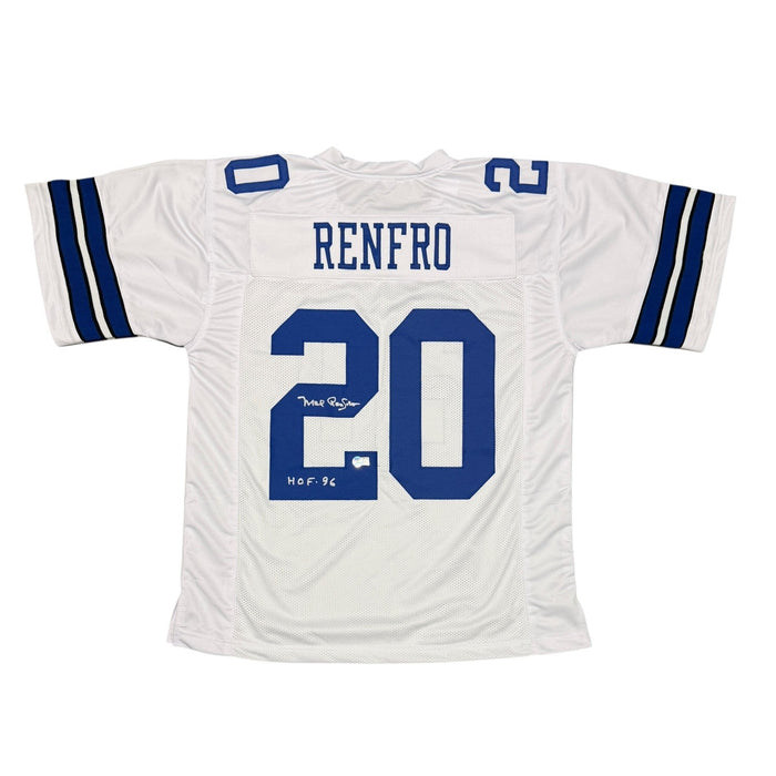 Mel Renfro Signed Custom Jersey w/ HOF 96 Beckett Witness Authenticated-Powers Sports Memorabilia