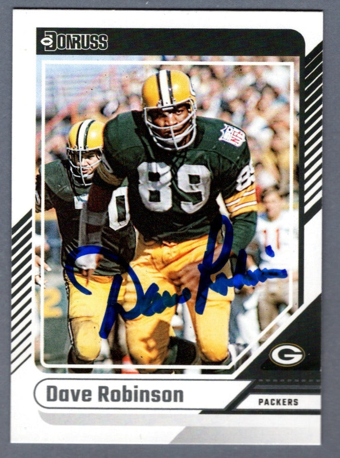 Dave Robinson Signed 2024 Donruss #192 LSCM Authenticated Green Bay Packers-Powers Sports Memorabilia