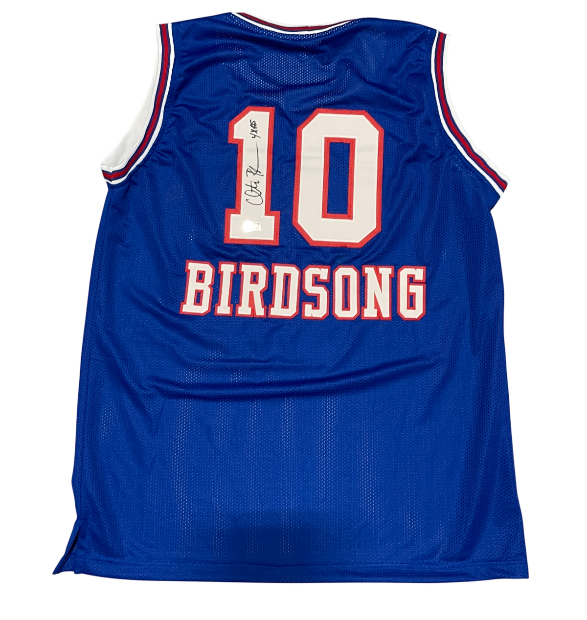 Otis Birdsong Signed Kansas City Kings Custom Jersey w 4x AS Beckett Witness Authenticated-Powers Sports Memorabilia