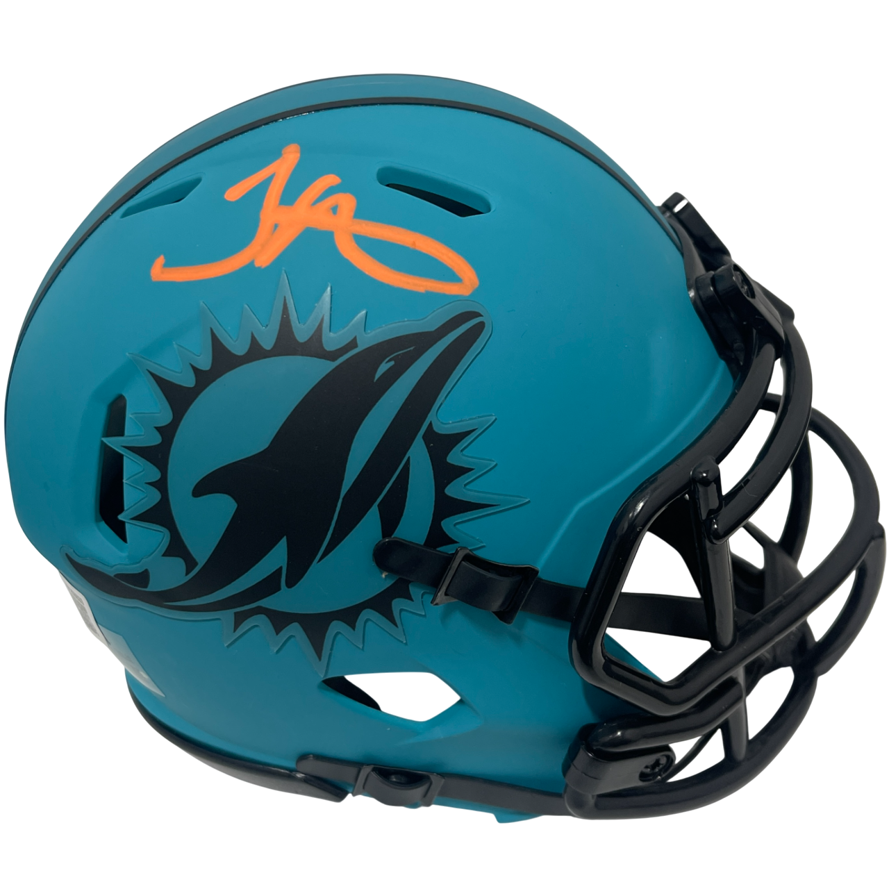 Tyreek Hill Signed Miami Dolphins Rave Mini Helmet Beckett Witness Authenticated-Powers Sports Memorabilia