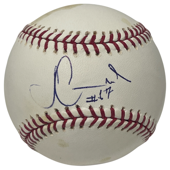 Fernando Martinez Signed ROMLB Baseball New York Mets LSCM Authenticated-Powers Sports Memorabilia