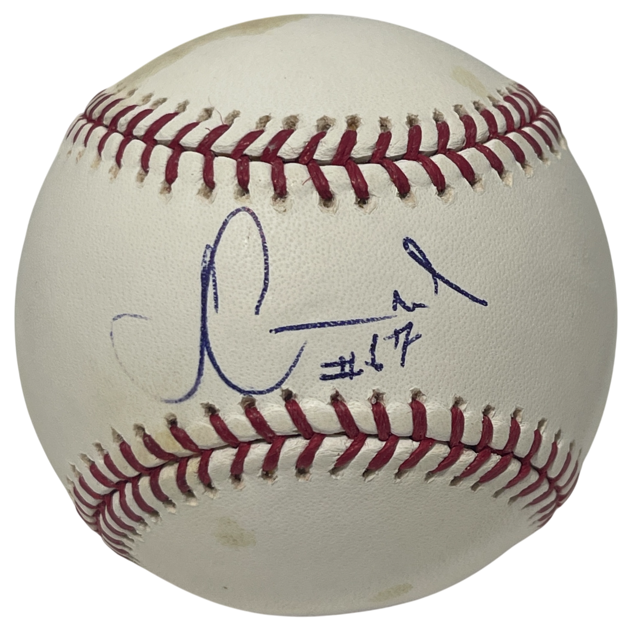 Fernando Martinez Signed ROMLB Baseball New York Mets LSCM Authenticated-Powers Sports Memorabilia