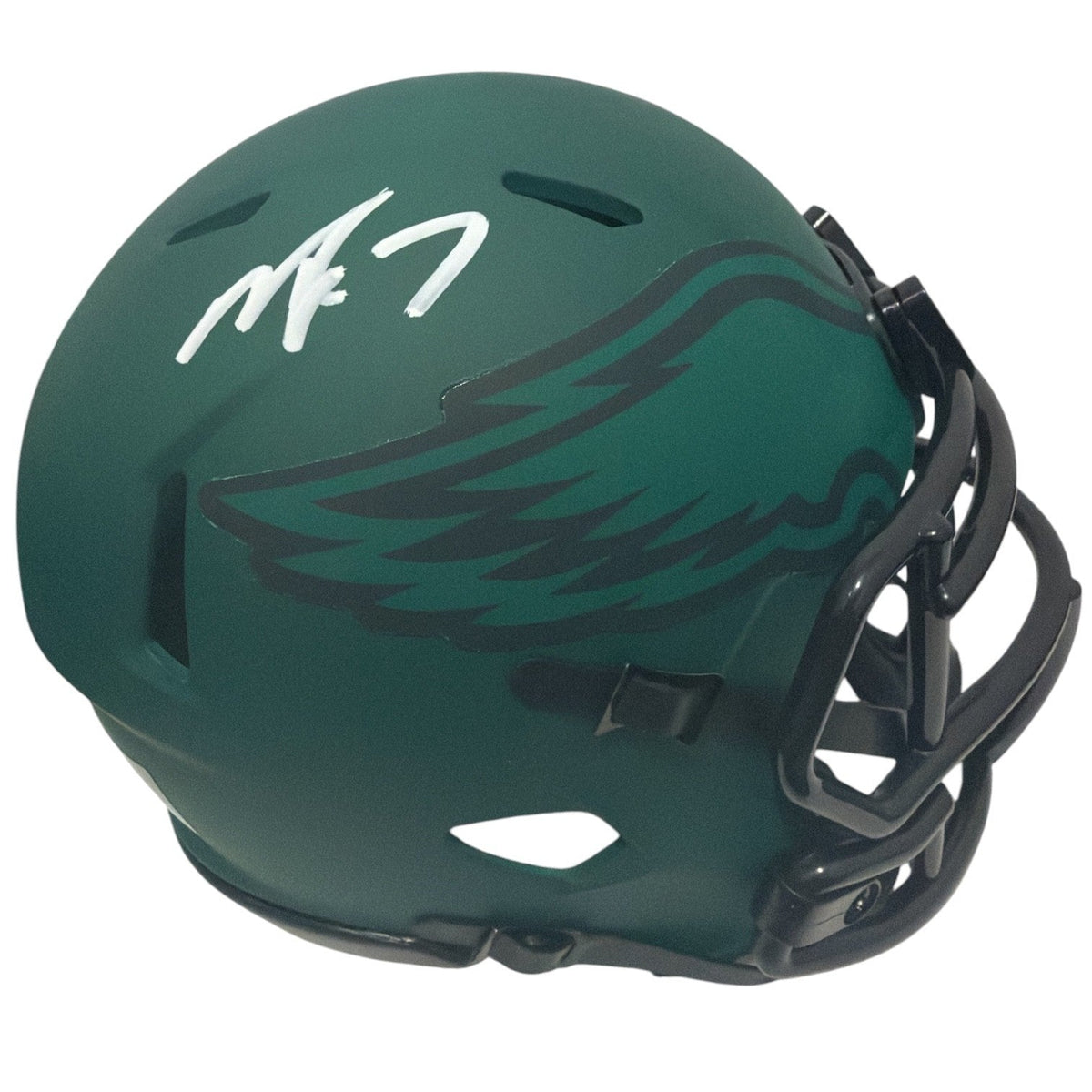 Michael Vick Signed Philadelphia Eagles Rave Mini Helmet JSA Witness COA-Powers Sports Memorabilia