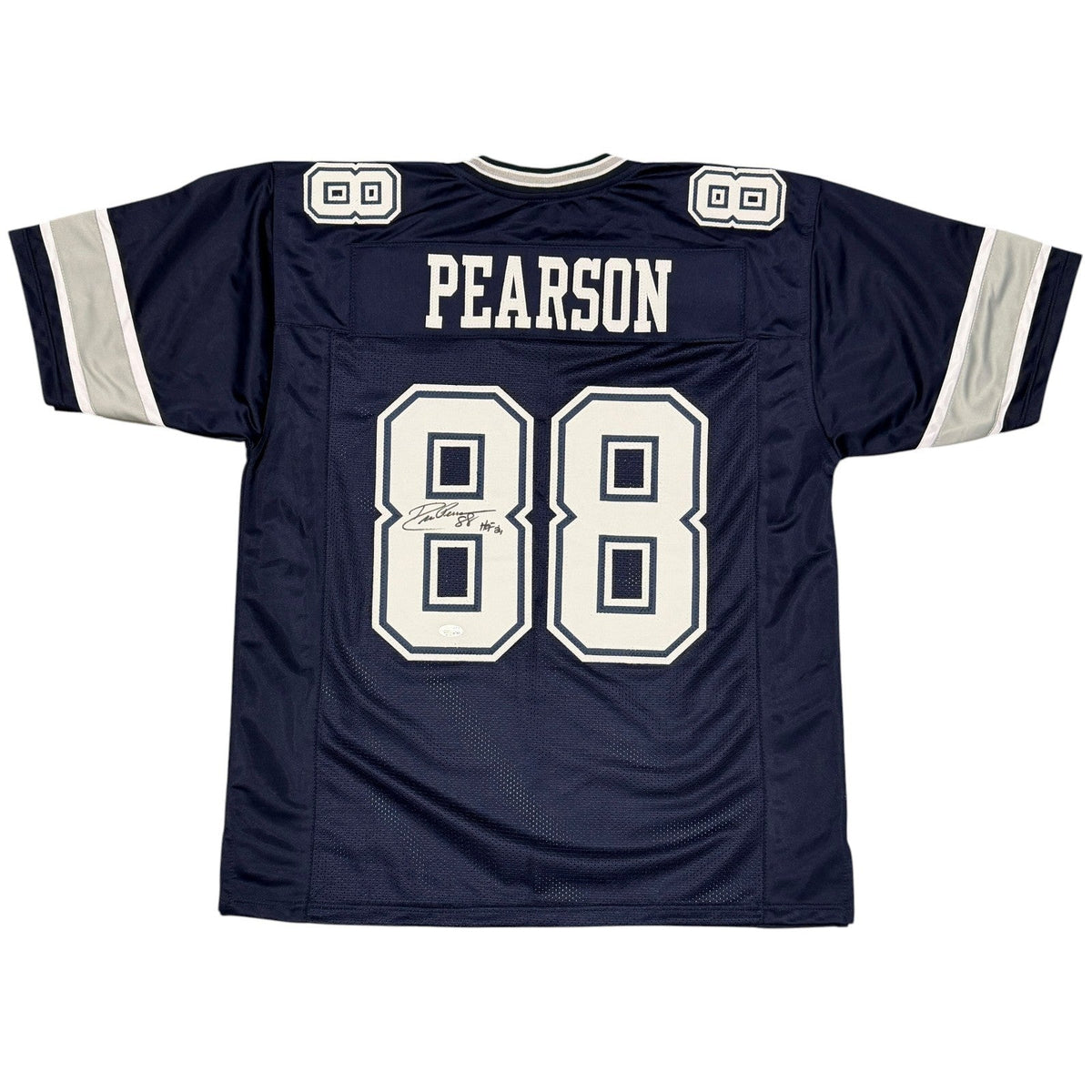 Drew Pearson Signed Custom Jersey w/ HOF 21 JSA Witness Authenticated-Powers Sports Memorabilia