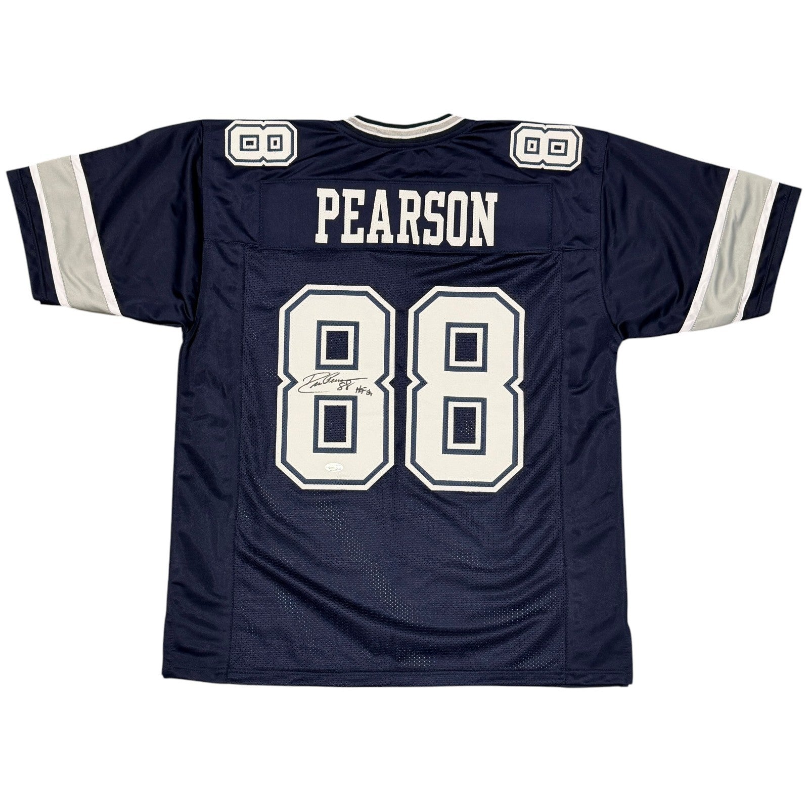 Drew Pearson Signed Custom Jersey w/ HOF 21 JSA Witness Authenticated-Powers Sports Memorabilia