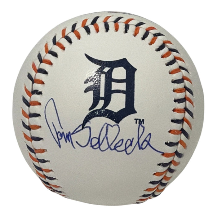 Tom Selleck Signed Detroit Tigers Logo Baseball Official Pix JSA Authenticated - Variant R193- TS NAME ONLY-Powers Sports Memorabilia