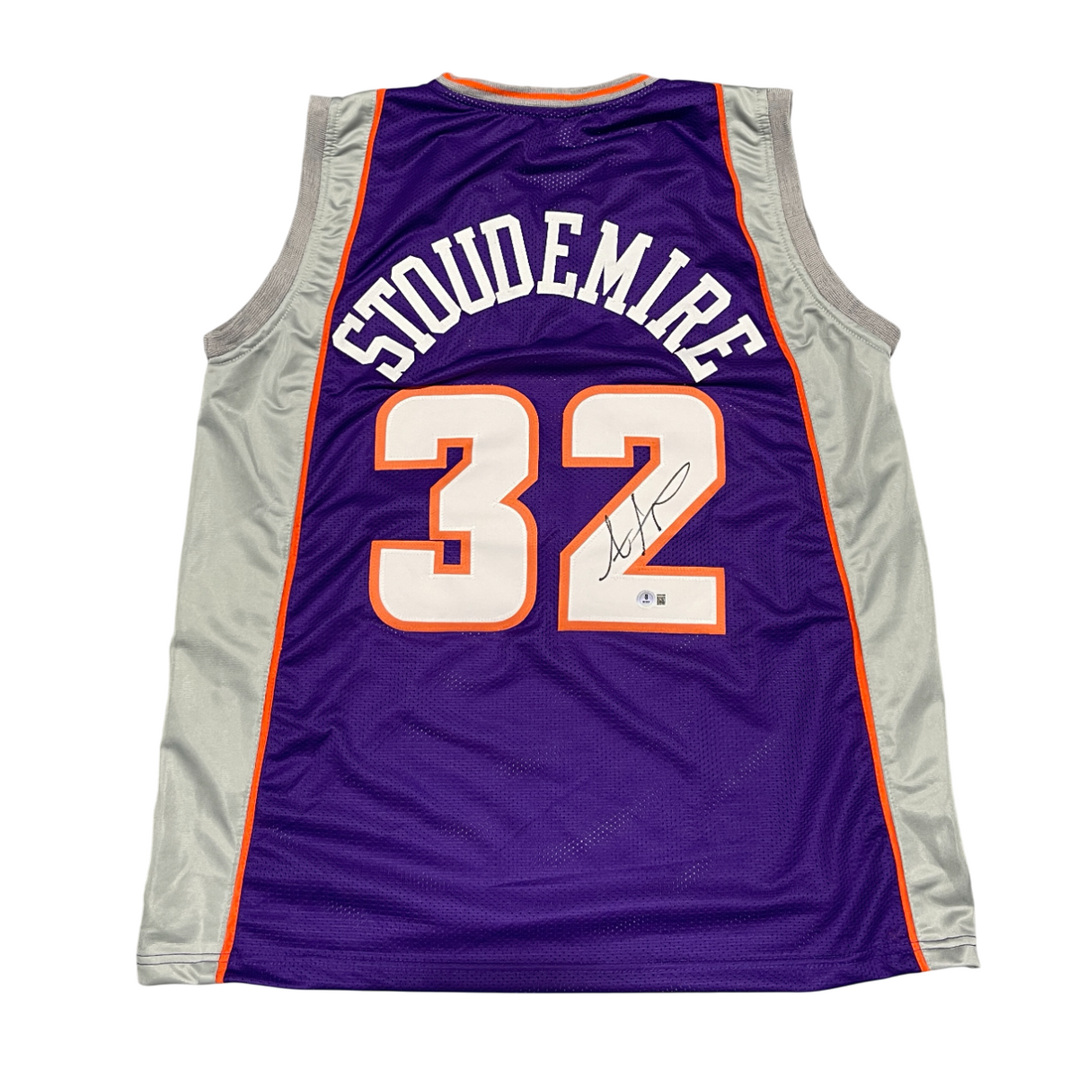 Amar'e Stoudemire Signed Auto Custom Jersey Beckett Witness Authenticated - Purple Jersey-Powers Sports Memorabilia