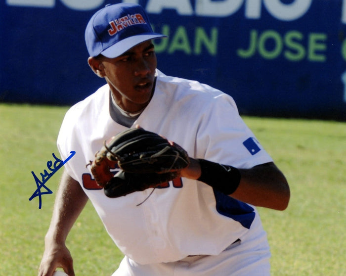 Amed Rosario Signed 8x10 Photo LSCM Authenticated #2 Mets Yankees-Powers Sports Memorabilia