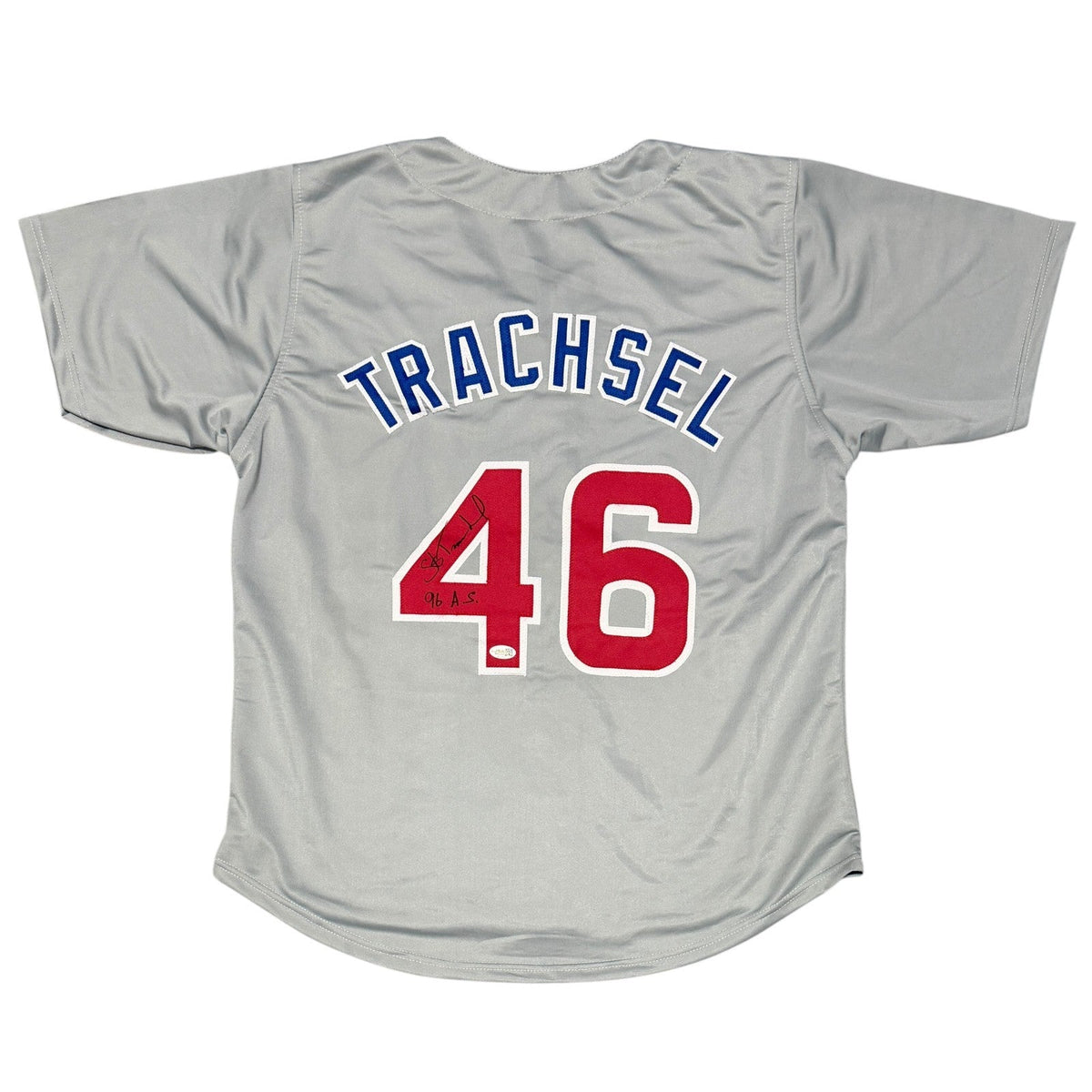 Steve Trachsel Signed Custom Jersey w/ 96 AS JSA Witness Authenticated-Powers Sports Memorabilia