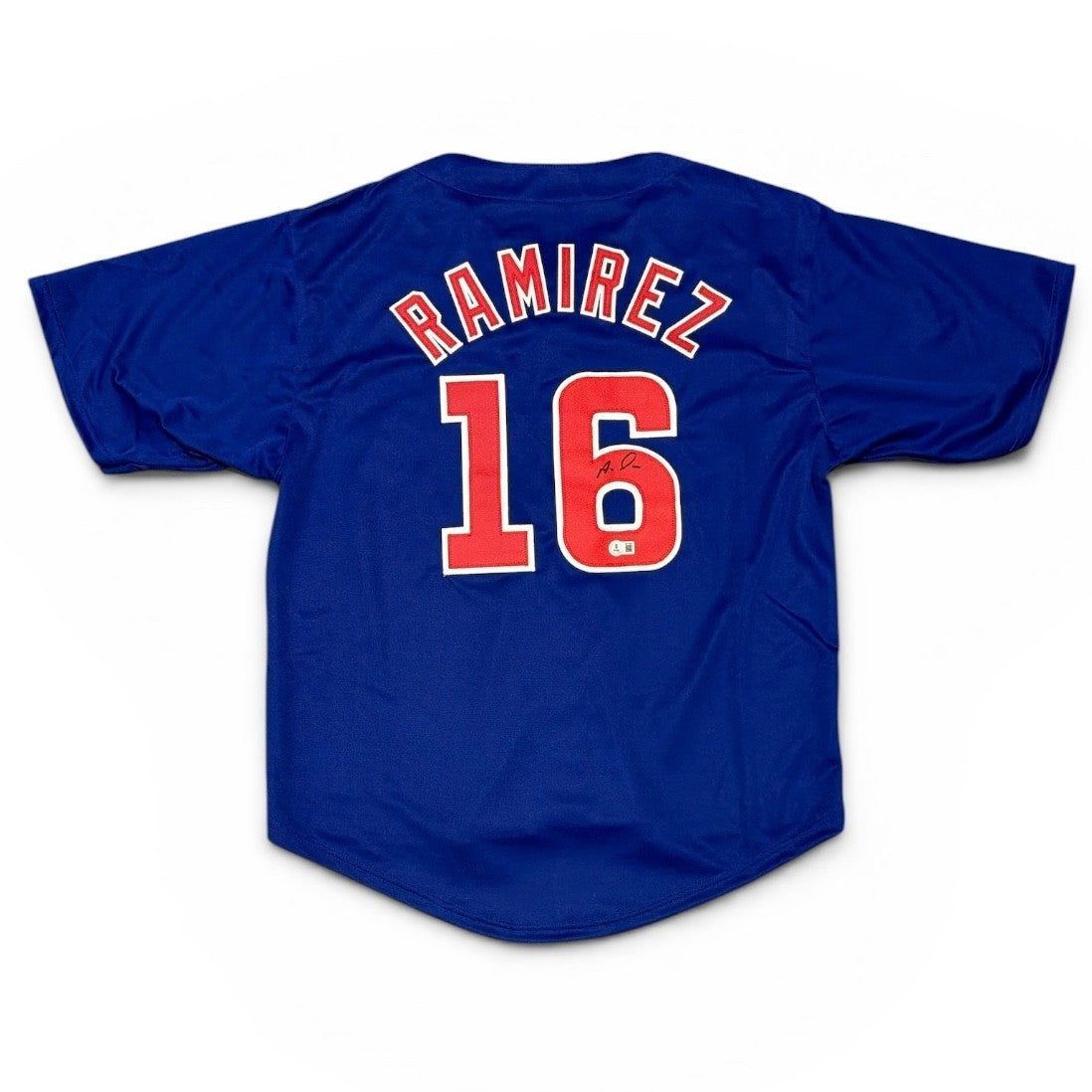 Aramis Ramirez Signed Custom Jersey Beckett Witness Authenticated-Powers Sports Memorabilia