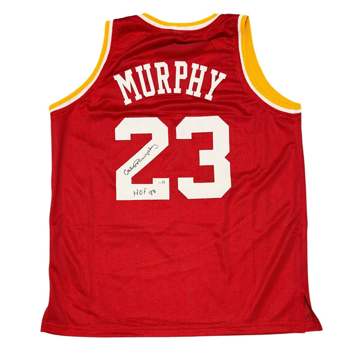 Calvin Murphy Signed Custom Jersey w/ HOF 93 JSA Witness Authenticated-Powers Sports Memorabilia