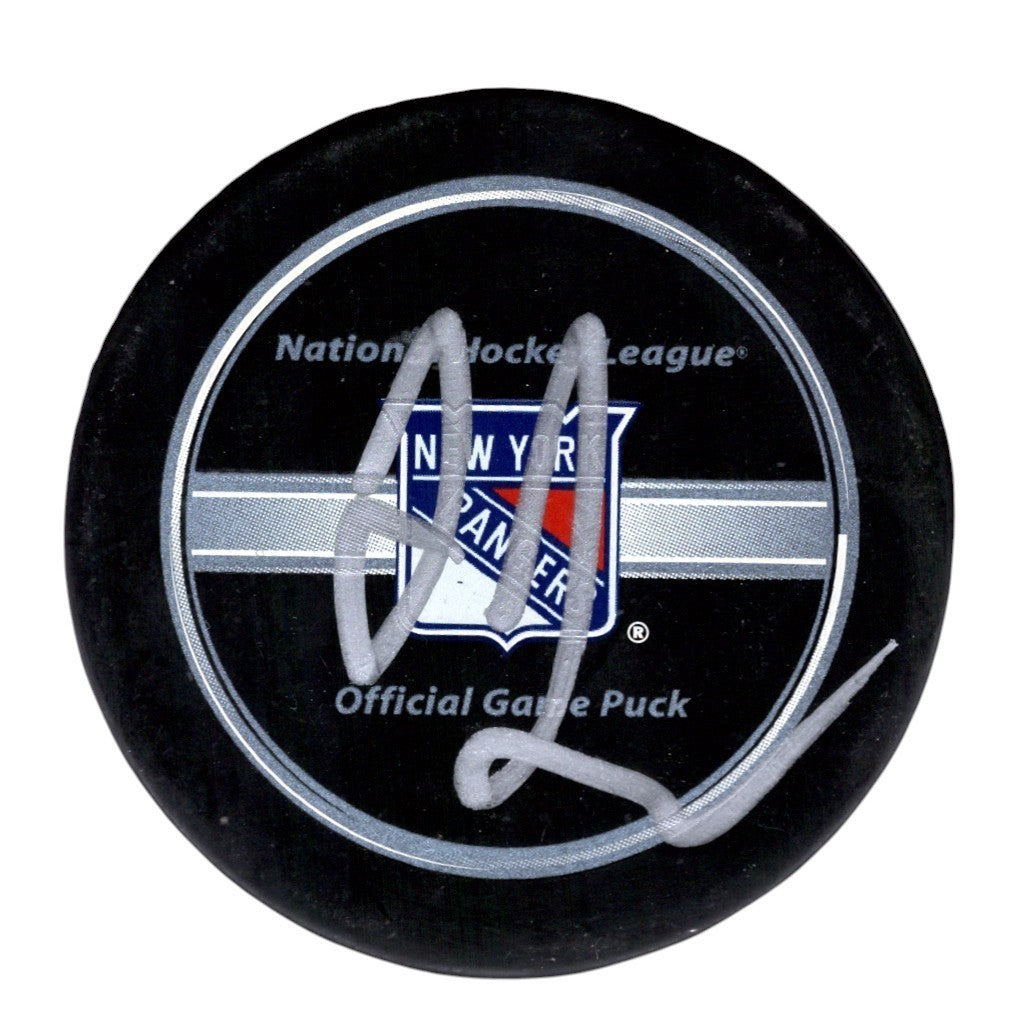 Jaromir Jagr Signed Autographed New York Rangers Official Game Puck JSA COA-Powers Sports Memorabilia