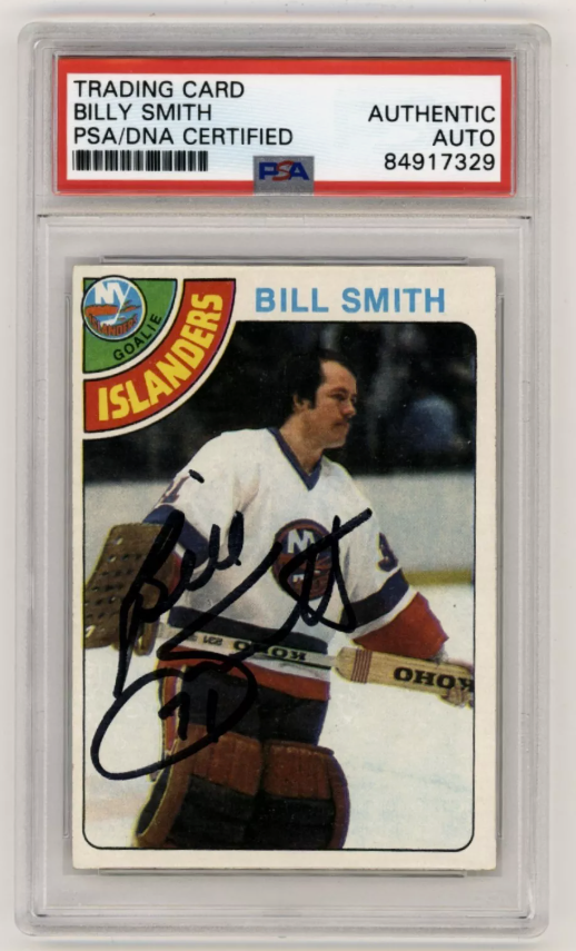 Billy Smith 1978-79 Topps #62 Signed PSA/DNA Authenticated Islanders HOF-Powers Sports Memorabilia