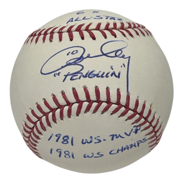 Ron Cey Signed ROMLB Baseball w/ 4 Insc JSA Authenticated Los Angeles Dodgers-Powers Sports Memorabilia